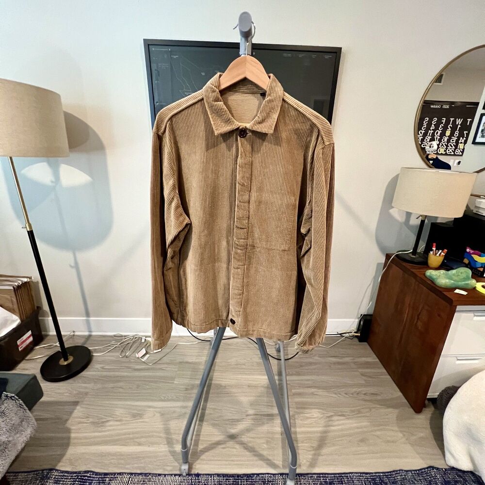 NWOT Unis NYC - Wide Wale Corduroy Jacket  Medium - Gold